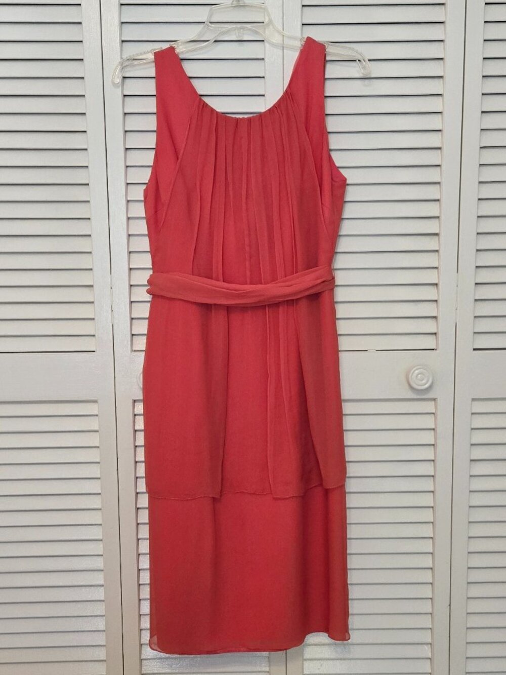 Vera Wang "Maids" Collection Silk Dress - Size 8